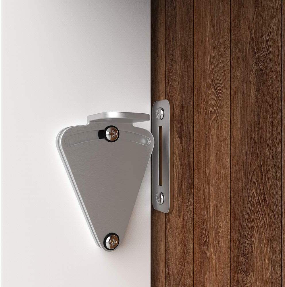 Security Steel Sliding Privacy Latch Barn Door Lock Hardware for Closet Shed Pocket Sliding Barn Doors Wood Gates