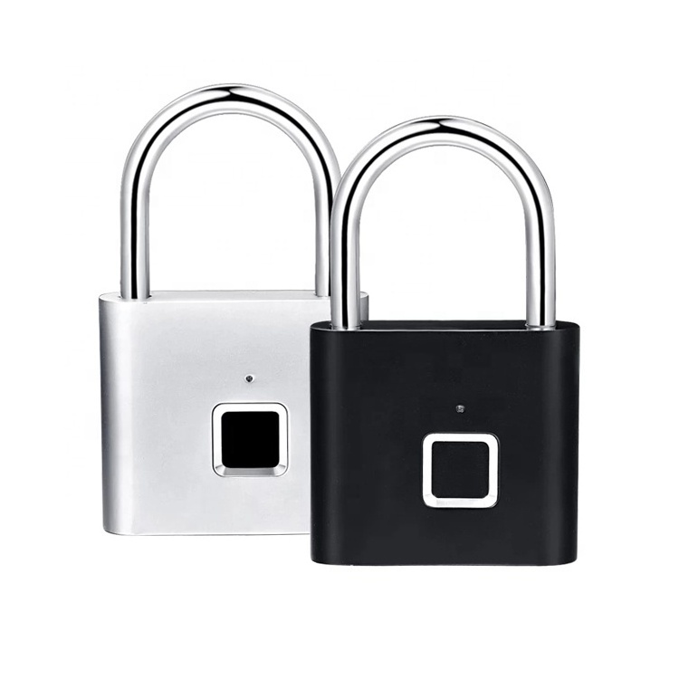 Smart Biometric Electronic Padlock Anti-theft Waterproof Smart Padlock Security Padlock For Luggage