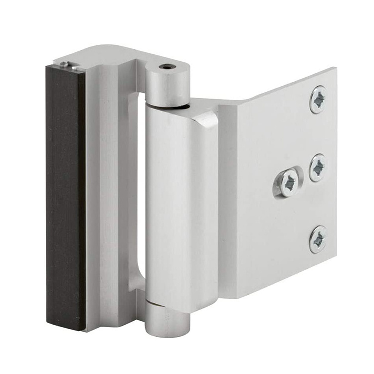 Aluminum 3 Inch Door Reinforcement Lock Durable 800 lbs Withstand Easy Installation Security for Wood Door for Home Use