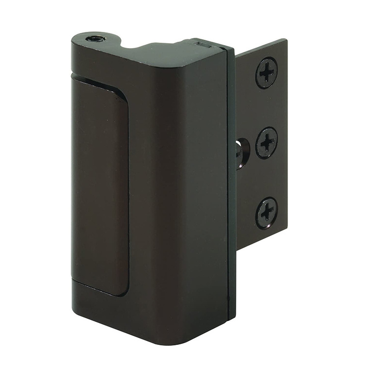 Aluminum 3 Inch Door Reinforcement Lock Durable 800 lbs Withstand Easy Installation Security for Wood Door for Home Use