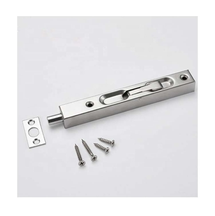 Bolt Guard Concealed Sliding Bolt Lock Concealed Security Door Lock for French Doors Wood Doors