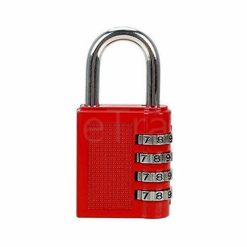 factory customized Combination Lock Padlock 4 Digit Weatherproof Heavy Duty Gym Locker Travel Suitcase Bag Digital password lock