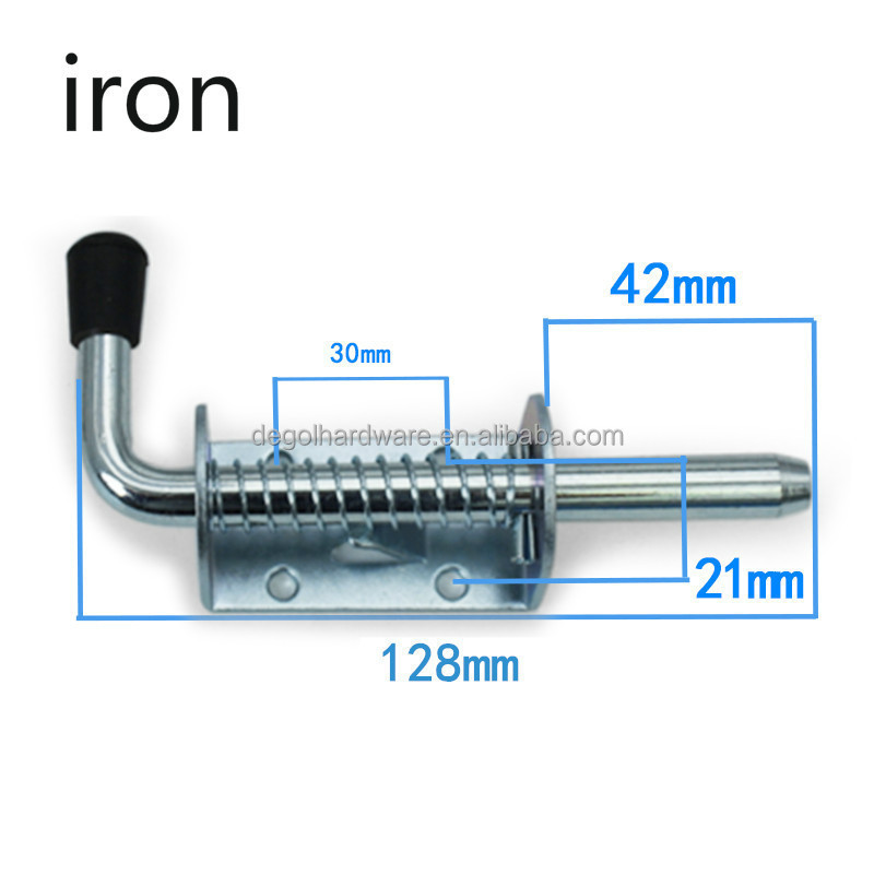 Shoot Spring Bolt Latch for Doors Hardware Gate Latch