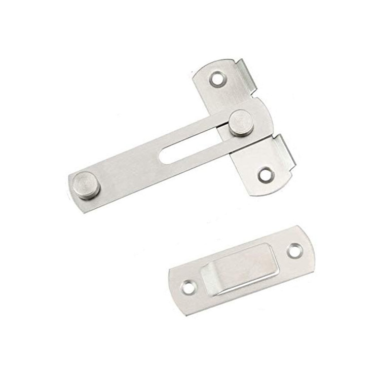 180 Degree Flip Sliding Barn Door Lock Safe Locks and latches for Pet Door, Bathroom, Outdoor Flash Door Bolt