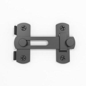 Stainless Steel 304 Gate Flip Latch Matt Black Heavy Duty Safety Barn Door Bolt Sliding Door Latch