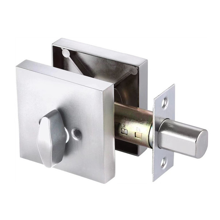 Single Cylinder Deadbolt Lock Slim Square Deadbolt locks for Front Door Modern Contemporary High Security Heavy Duty