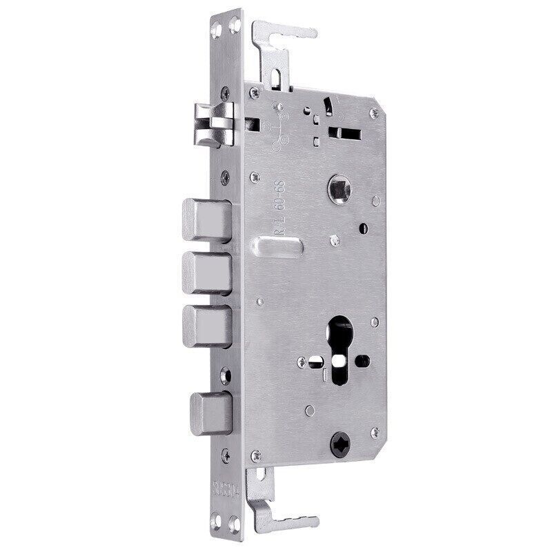 Lock Replacement Parts 60x68 Stainless Steel Lock Body  Replace Security Door Lock Body Lever Body Only