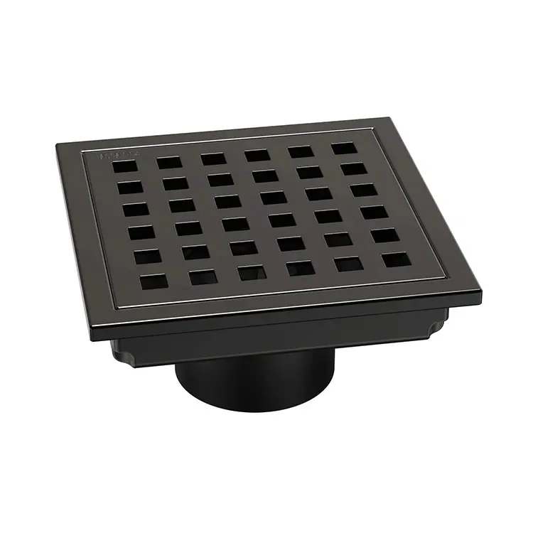 Stainless Steel Square Shower Drain Cover for Bathrooms, Showers, and Sinks, Replacement Floor Drain