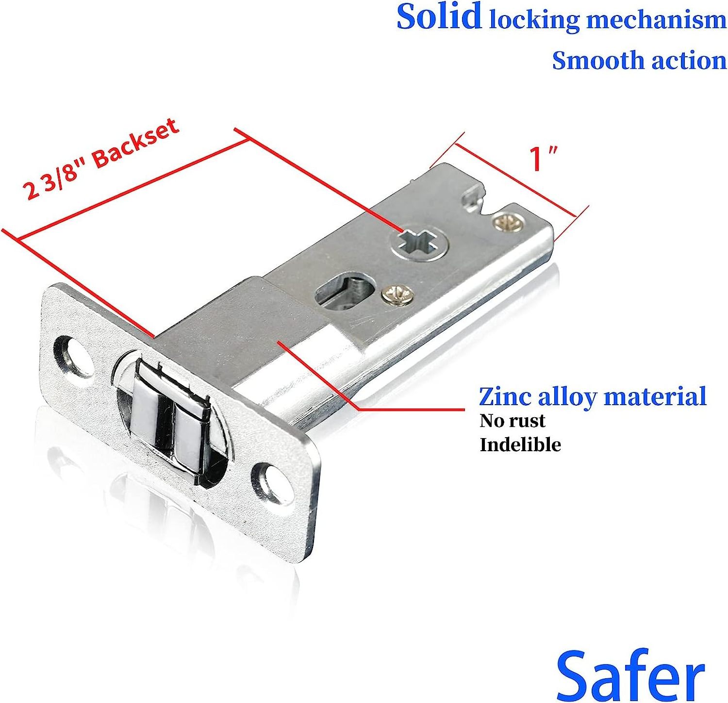 Pocket Door Hardware Matt Black Privacy Locks Square Pocket Door Latches with Recessed Pulls