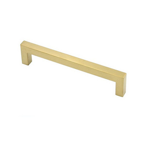 Durable 128mm Brushed Brass Drawer Pulls Cabinet Hardware Zinc Kitchen Handles for Cabinets Cupboards for Home Office Dressers