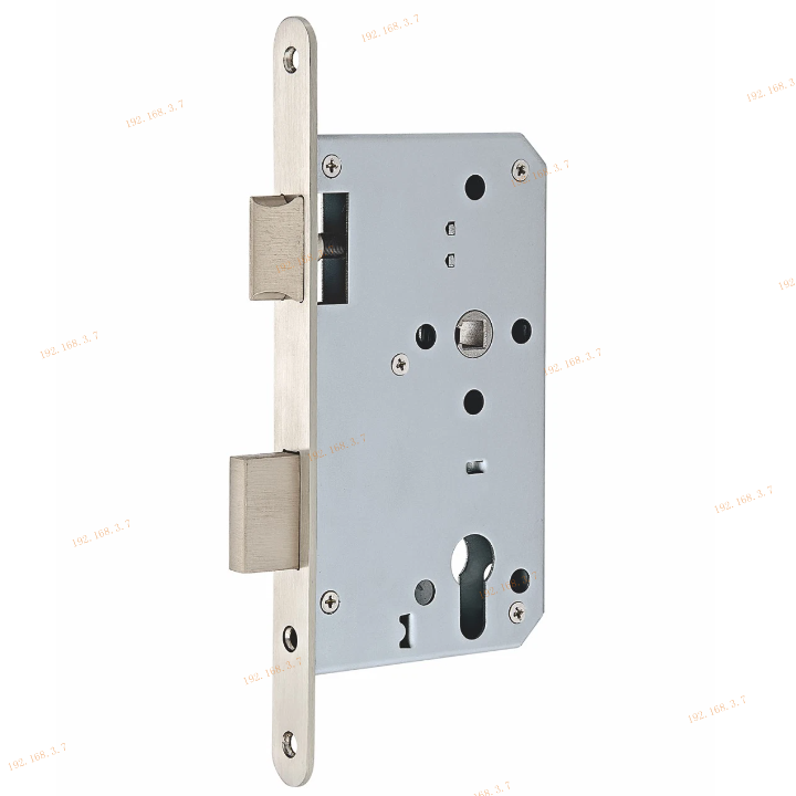 Roller Lock Brushed Finish Security Sliding Door Hook Latch Lock Body Mortise Door Lock