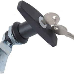 T Handle Door Black Garage Door Lock with Keys