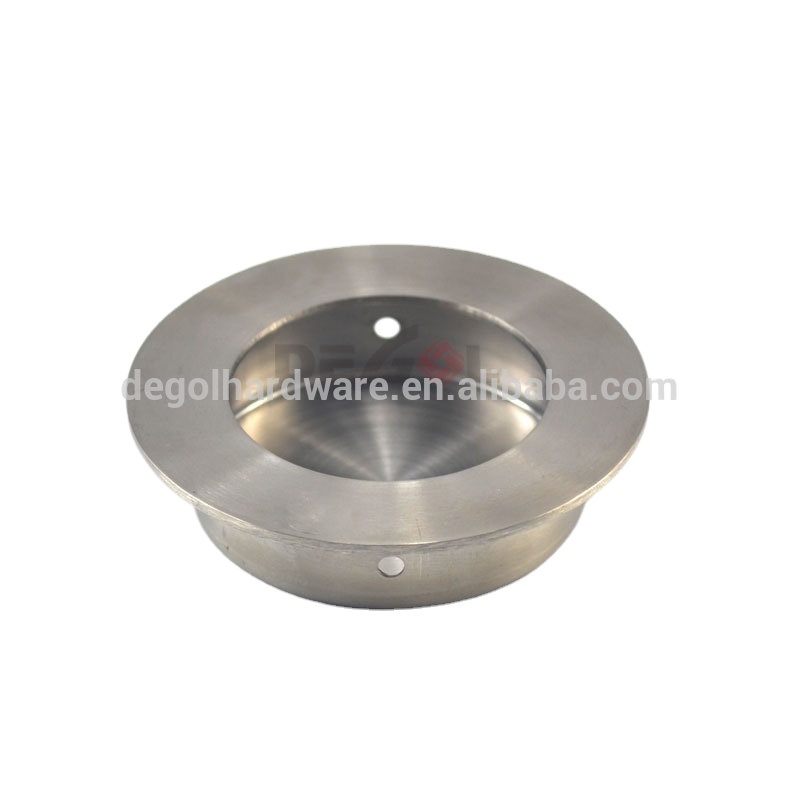 fabrication Hot sale stainless steel round hidden conceal cabinet furniture handles door handle