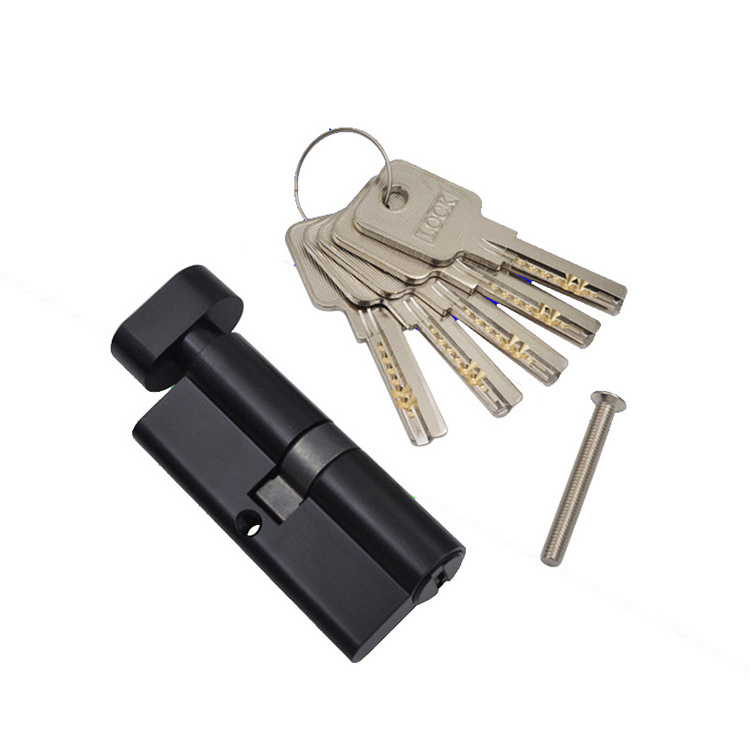 70mm euro profile double side cylinder door lock with keys