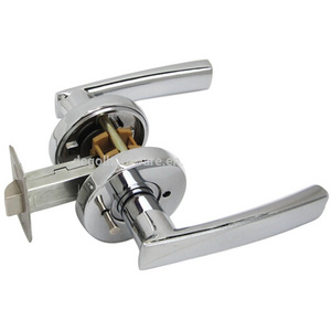 Door Holder double handle keyless bathroom door handle lock parts