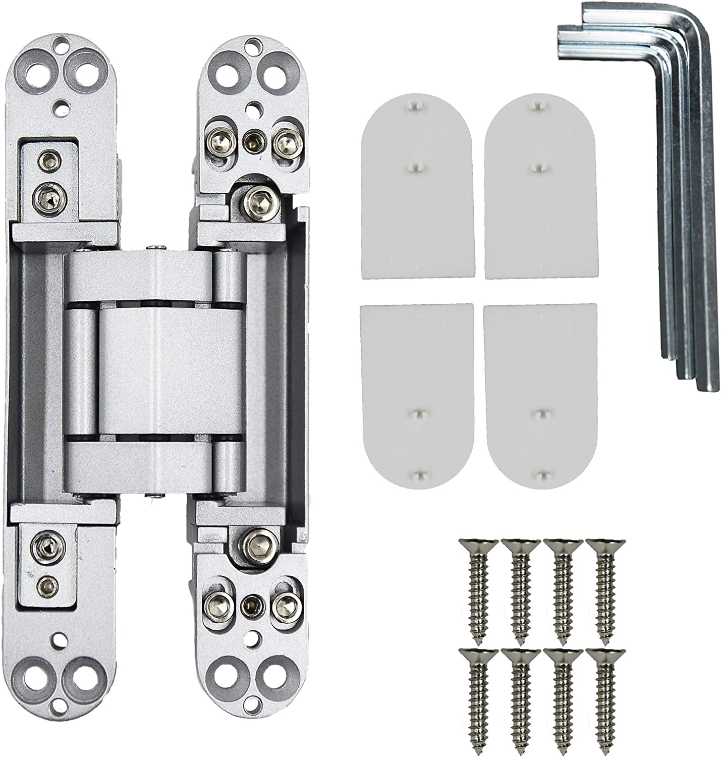 Stainless Steel Invisible Gate Hidden 180 Degree Cross Hinges Apartment Door Hardware