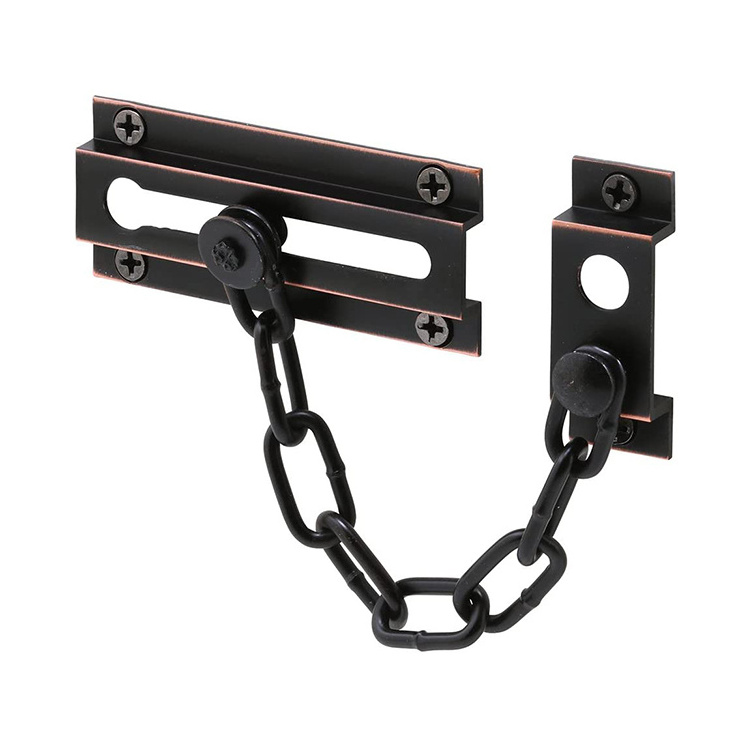 Security Door Chain Lock Sturdy and Rust-Resistant Steel Chain Locks for Inside Door and Extra Front Door Lock