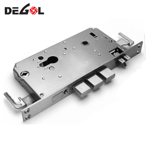 Storm Door Hardware Aluminum Stainless Steel Narrow Mortise Lock Window Sliding Narrow Door Lock Body