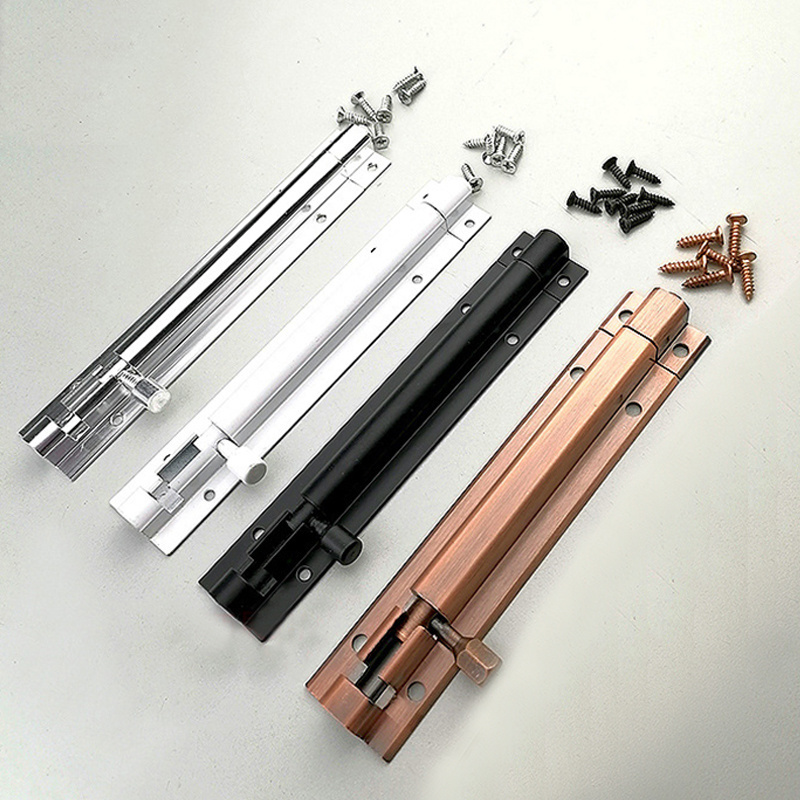 Top quality types of vertical locking flush conceal stainless steel sliding door bolts