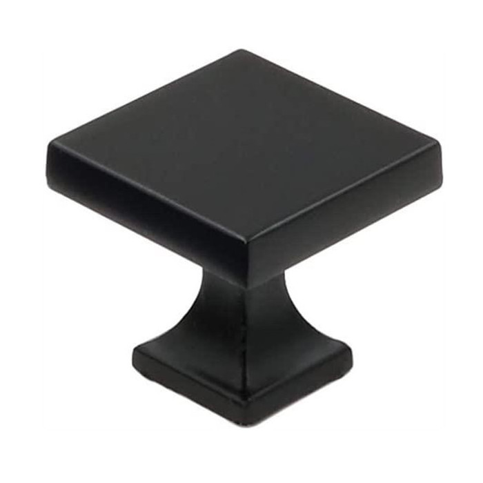 Square Oil Rubbed Bronze Cabinet Knob Traditional Dresser Drawer Pull Handle Bedroom Kitchen Office Hotel Made Zinc Alloy Zamak