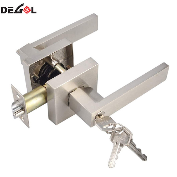 Heavy Duty Stainless Steel high-end lever tubular latch passage door handle lock