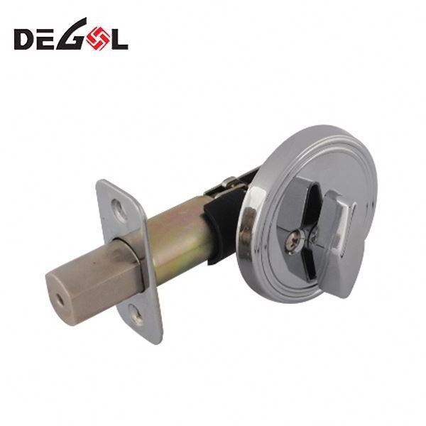 Home Door Gate Single Cylinder Deadbolt Chrome Stainless Steel Dead Bolt Door Lock