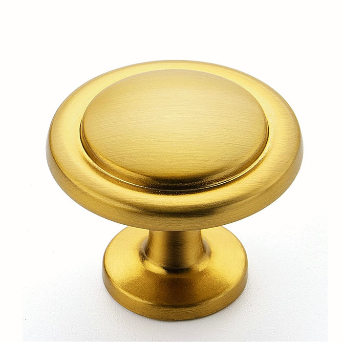 Antique-Style Brushed Brass Zinc Alloy Knobs for Dresser Drawers Drawer Pulls and Door Knobs for Kitchen and Bedroom Use