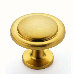 Antique-Style Brushed Brass Zinc Alloy Knobs for Dresser Drawers Drawer Pulls and Door Knobs for Kitchen and Bedroom Use