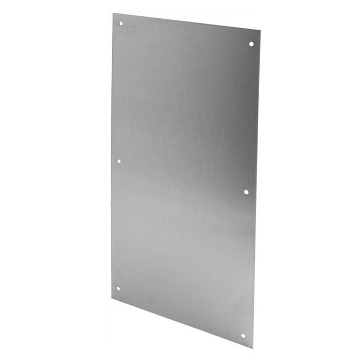 Satin Nickel Stainless Steel  Door Kickplate Door Push Plate for Exterior Doors