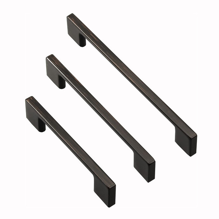 Modern Satin Nickel Cabinet Pulls and Drawer Handles Alloy Stainless Steel ABS for Kitchen & Dresser Doors