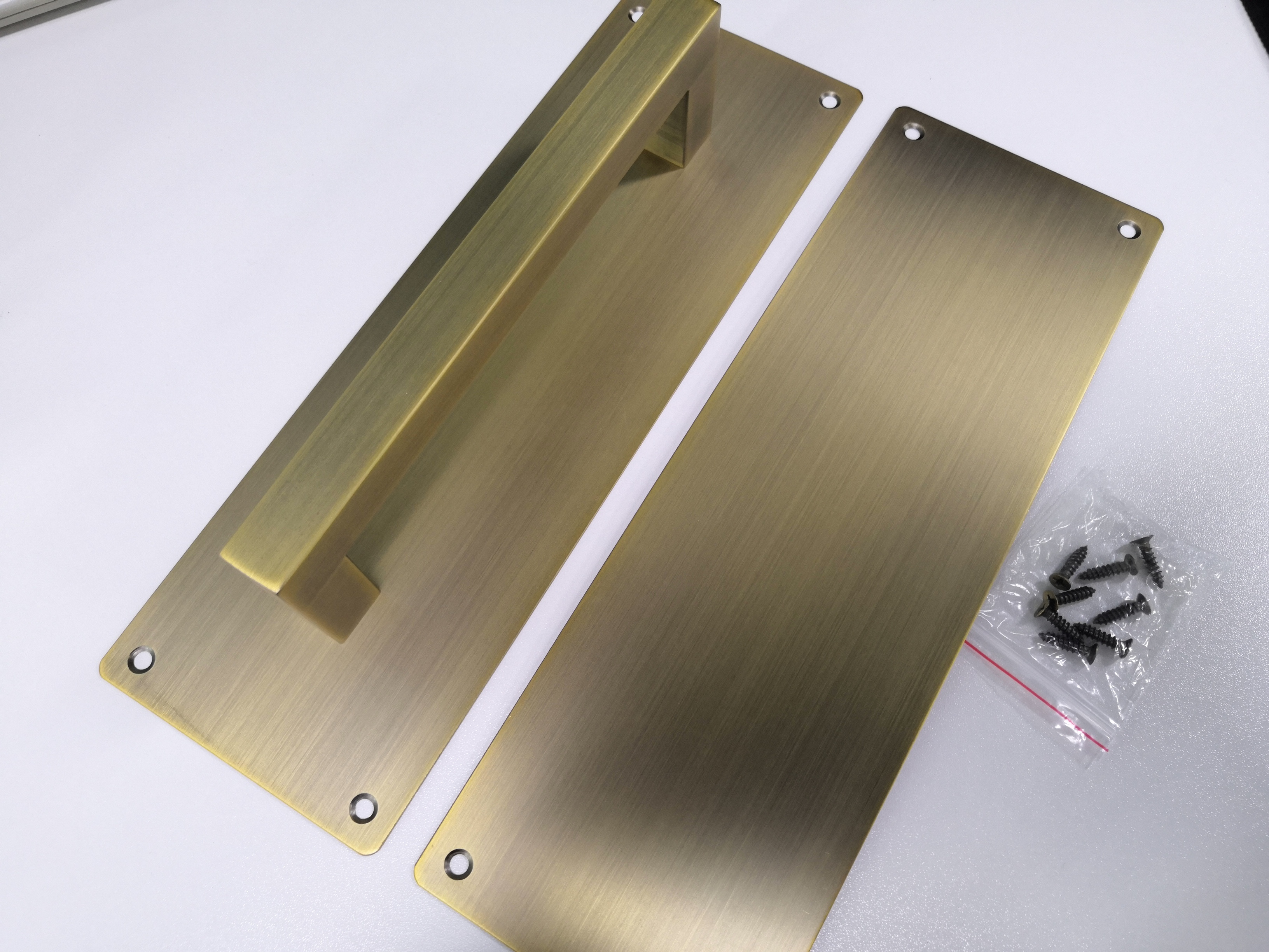 Stainless Steel Finger Plate Engraved Push 300x75mm Door Push Plate