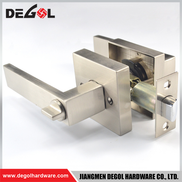 60-70MM Tubular Lever Room Door Lock with Steel Stainless Steel Wood Metal Brass Zinc Handles European Design Exterior Hotel Use