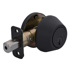 Hot Sell Matte Black Handle Knob Single Cylinder Deadbolt Paddle Entry Door Lock