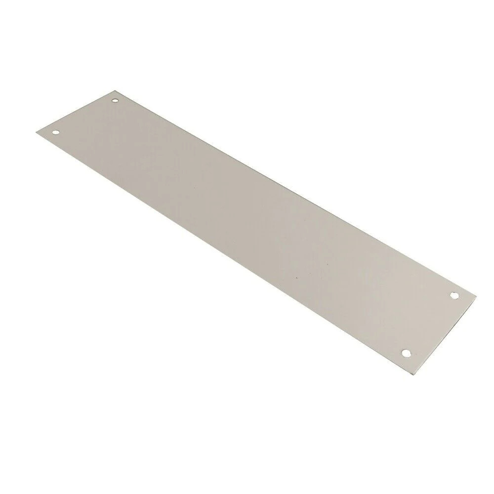 Stainless Steel Finger Plate Engraved Push 300x75mm Door Push Plate