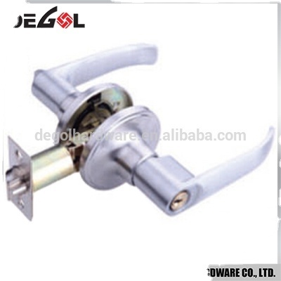 Popular in north american tubular lever door handle lock for bathroom