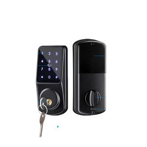 Secure Pro Smart Lock with Left Fingerprint & WiFi, Patented Keypad Deadbolt Door Lock, Keyless Entry Door Lock