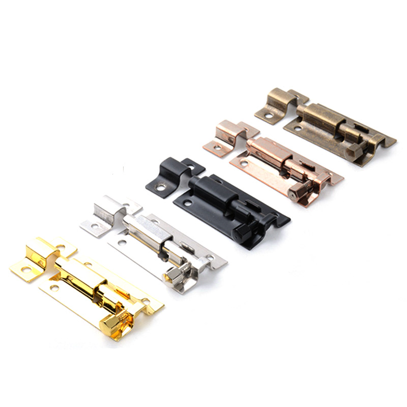 Security Door Guard Stainless Steel Barrel Slide Bolt Latch Bathroom ...