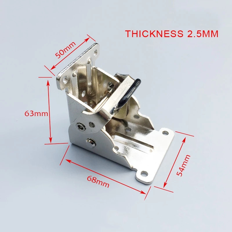 Self-Locking 90 Degree Folding Hinge for Chairs and Tables Stainless Steel Foldable Feet for Kitchen Use