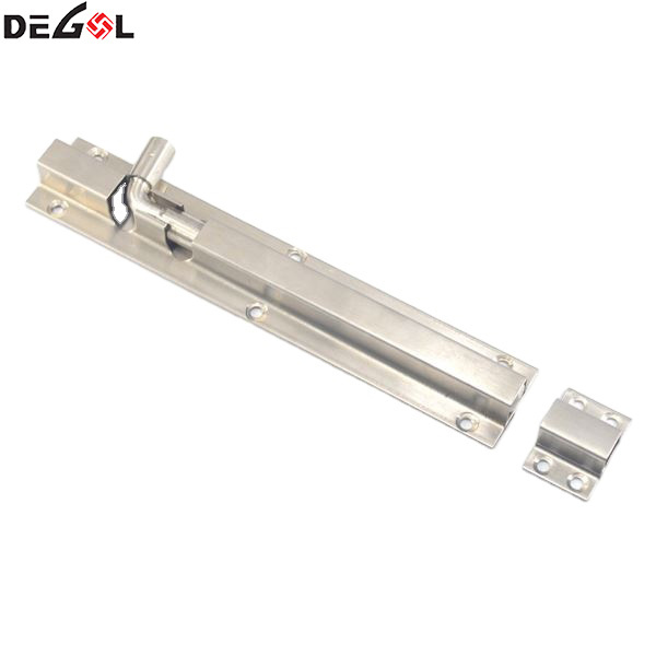 Top quality types of vertical locking flush conceal stainless steel sliding door bolts