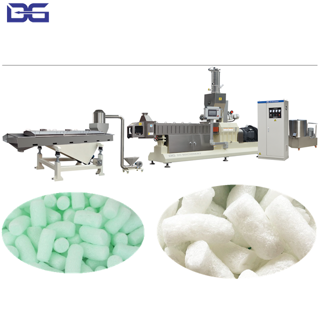 biodegradable packing foam peanuts producing line starch filler packing peanuts making machine