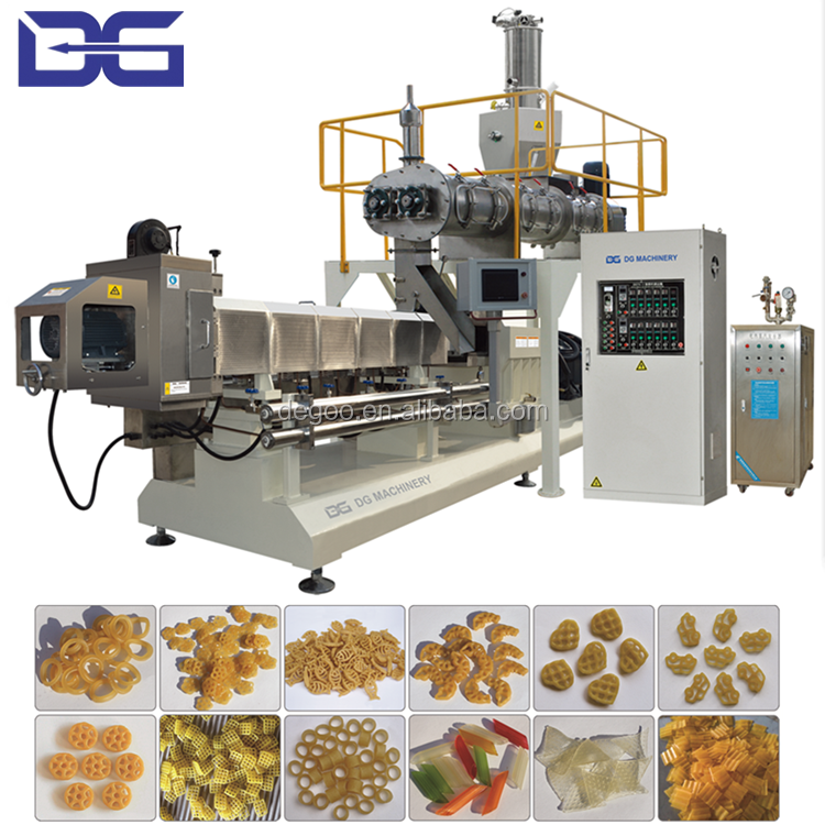 Fabricated Potato Chips Snack Pellet Making Machine 3d Fryums Extruder Machine