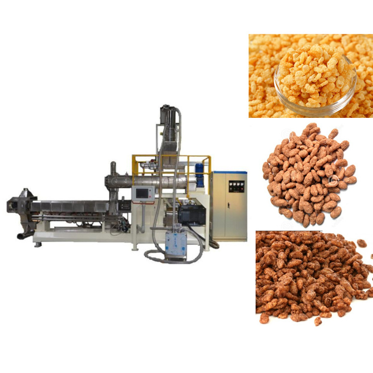 Cereal Flakes Snack Food Machine/Instant maize extruded Flaking Machinery Jinan DG