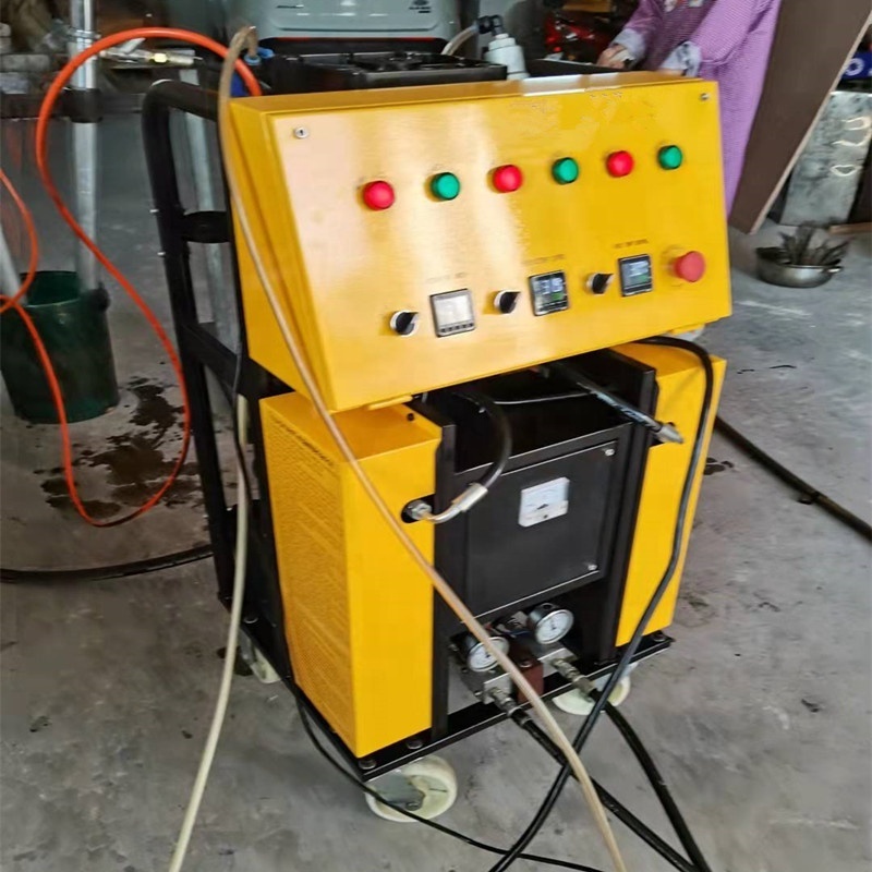 High pressure PU Polyurethane insulation foam mixing spray making machine for sale