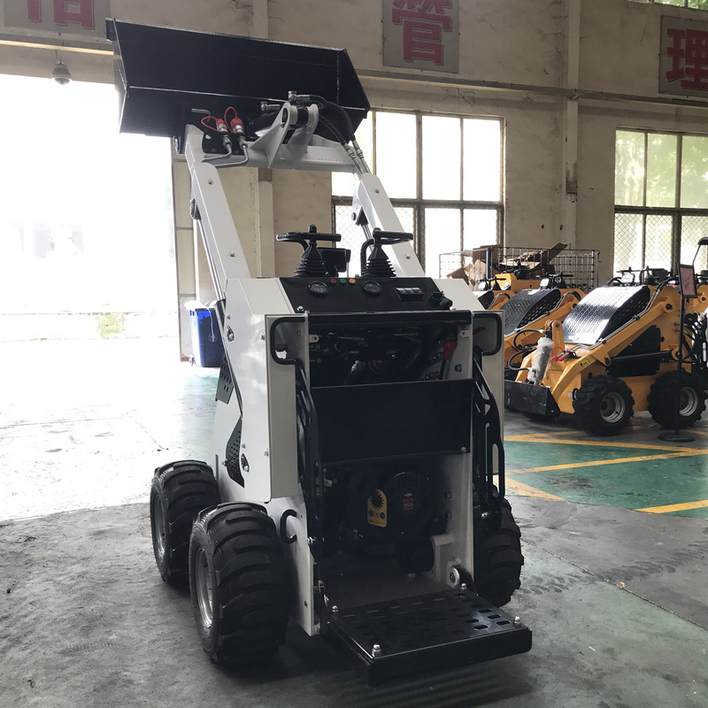 Mini Brand New Crawler Skid Steer Loader w/Multiple Accessories w/Snow Blower Auger