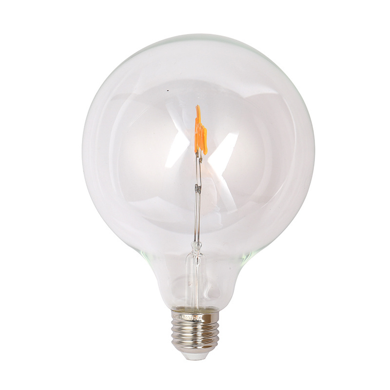 Hot Edison Vintage LED G125 Light Bulb G125 LED Spiral Soft LED Filament Bulb G125 Vintage LED Clear Glass Globe Light Bulb