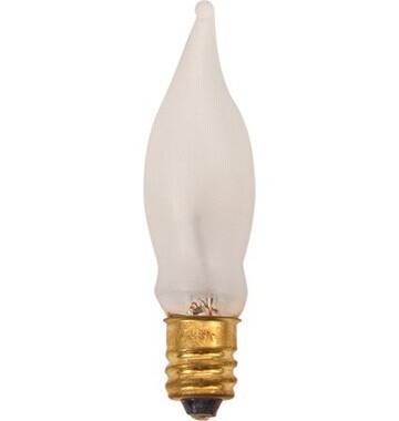 Red Yellow Christmas C18 Flame Shape for Window Candles Electric Menorah Night Light Bulbs 7W 120V E12 Candelabra Bases