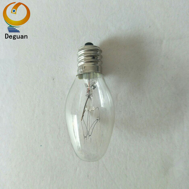 Hot sales products E12 C7 incandescent bulb for 4W 120V 220V light bulb