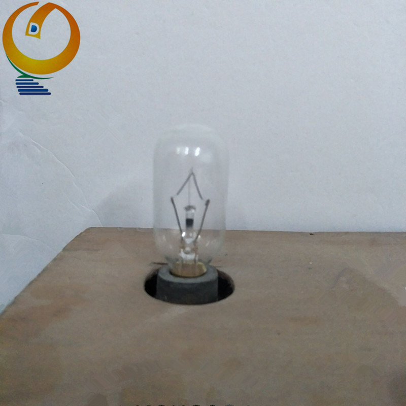 refrigerator bulb T25 clear edison light bulbs 130v 40w e12 base with China factory price