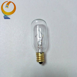 refrigerator bulb T25 clear edison light bulbs 130v 40w e12 base with China factory price