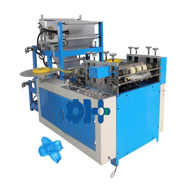 High yield automatic production disposable protective arm covers Making Machine plastic pe cpe sleeves production machine